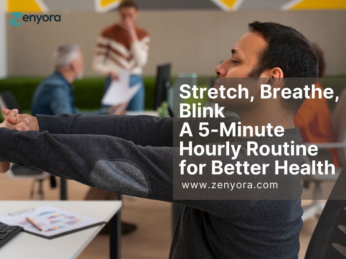 Stretch, Breathe, Blink: A 5-Minute Hourly Routine for Better Health
