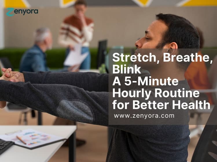 Stretch, Breathe, Blink: A 5-Minute Hourly Routine for Better Health